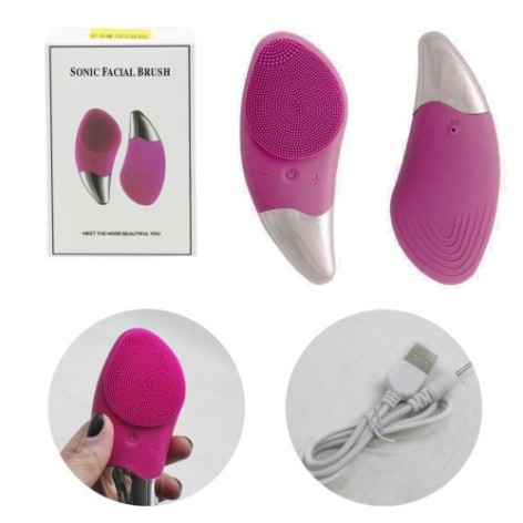 Електрична щітка-масажер "Sonic Facial Brush", бузкова