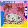 Алмазная мозаика "Аниме. Санрио - Май Мелоди / Sanrio - My Melody", клей, стилус, размер 17,3×17,3 см, с рамкой, в коробке