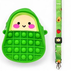 Детская сумочка POP IT (силикон) зеленый