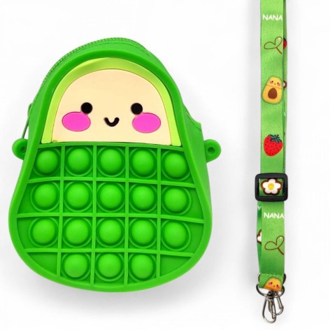 Детская сумочка POP IT (силикон) зеленый