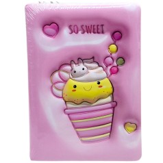 Блокнот 3D Пирожное (БЛЕДНО-РОЗОВЫЙ)