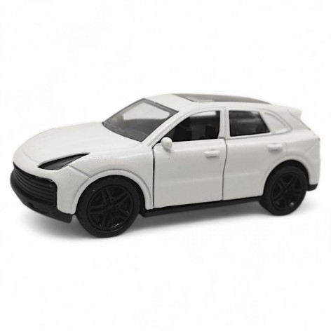 Машинка металева Porsche Cayenne Автопром, інерція, двері, білий
