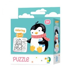 Пазл 2в1 Пингвинчик 16 элементов