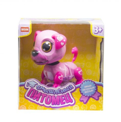 Інтерактивна іграшка "Смишений вихованець: щеня" (рожевий)