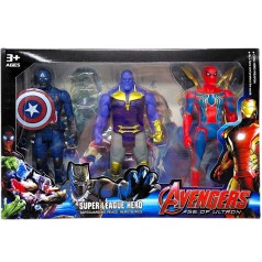 Набір героїв MARVEL 6625 A  3шт.в коробці (ВИД 2)