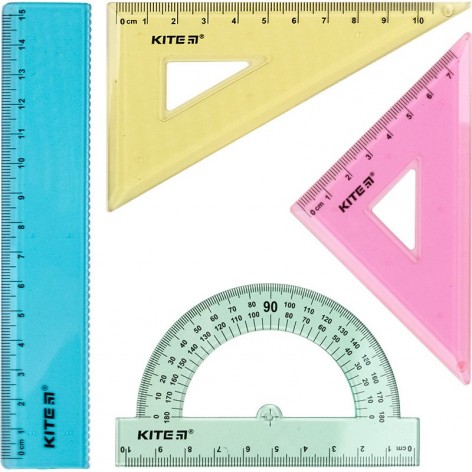 Набір лінійок "Ruler Set", кольоровий