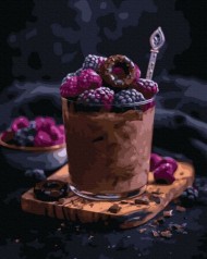 Картина по номерам "Ягодный десерт"