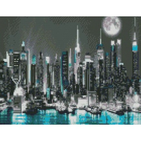 Алмазная мозаика "New York City" 30х40 см