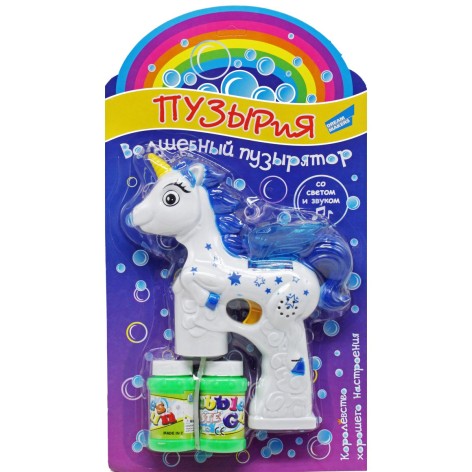 Установка з мильними бульбашками "Чарівний міхур", блакитний
