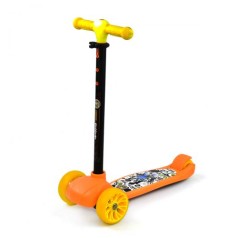 Самокат трехколесный "Best Scooter" (оранжевый)
