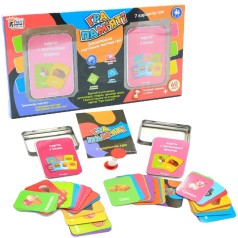 Карточная игра "Игра памяти с жителями фермы и едой" (укр)