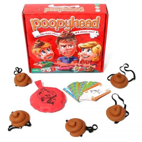 Уцінка. Настільна гра "PoopyHead" - порвана подушка