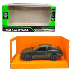 Машинка металлическая "АВТОПРОМ. Toyota AE86" (ЗЕЛЕНАЯ)