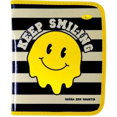 Папка для тетрадей на молнии "SMILE"