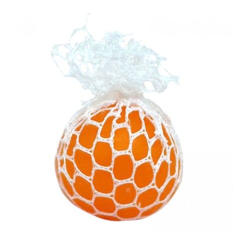 Антистресс мозга в белой сетке (оранжевый)