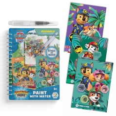 Водная раскраска "Щенячий Патруль. Джунгли" 8 страниц