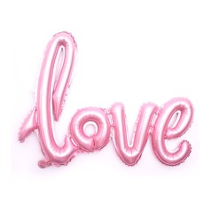 Надпись "LOVE", розовая