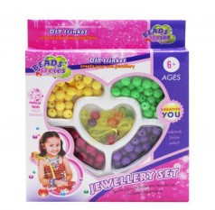 Набор бусин "Jewellery Set", с желтой резиночкой