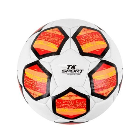 Мяч футбольный  №5 "TK Sport", оранжевый