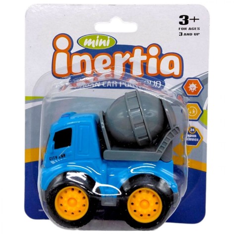 Машина стройтехника, инерционная на блистере (ГОЛУБАЯ)