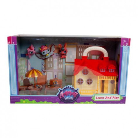 Кукольный дом "Petshop" с героями и мебелью