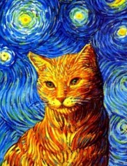 Картина по номерам "Кот Ван Гога"