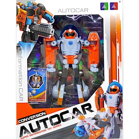 Трансформер "CarBots" (20 см), оранжевый
