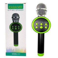 Мікрофон бездротовий "Wireless Microphone", СРІБНИЙ