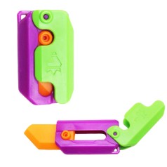 Антистрес ножик канц зелений