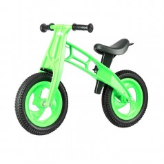 Беговел "Cross Bike" с надувными шинами, 12" (зеленый)