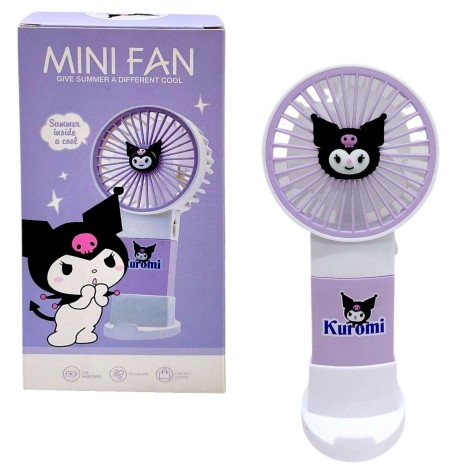 Вентилятор "MIni Fan: Sanrio", в коробке (KUROMI)