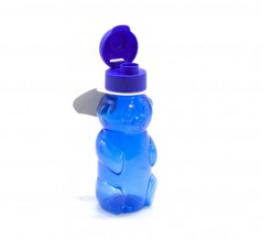 Бутылочка для воды "Мишка", 500 мл (синяя)