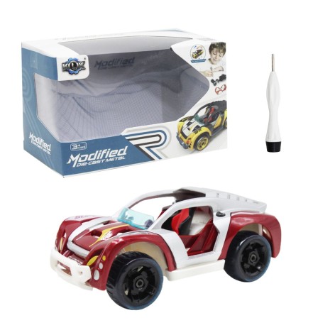 Машинка металопластикова, червоний