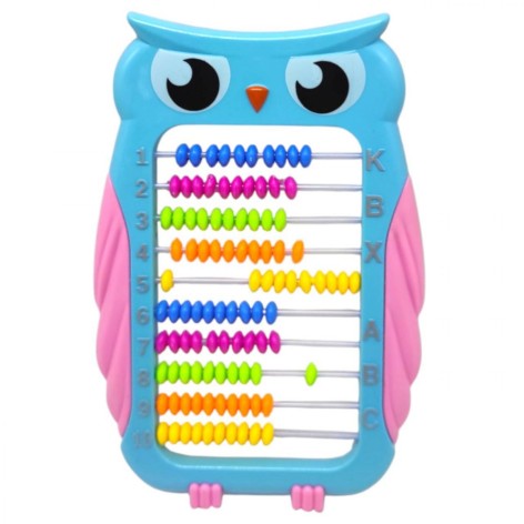 Рахівничка дитяча СОВА (БЛАКИТНА)