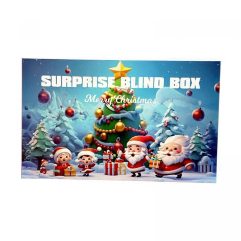 Адвент-календарь 24 окошка, резиновые фигурки, текстильные гномики, стоячие елки, в коробке