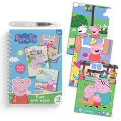 Водная раскраска "Peppa Pig" 8 страниц