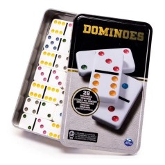 Игровой набор "Домино" в металлической коробке