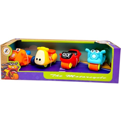 НАБІР МОТОЦИКЛІВ В КОРОБЦІ 4 ШТУКИ (ВИД 2)