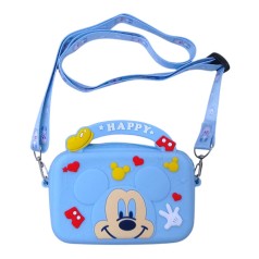 Сумочка силіконова Міккі Маус блакитна
