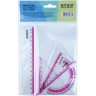 Набор линеек "Ruler Set", розовый