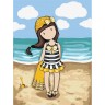 Картина за номерами "Beach Belle Santoro Gorjuss Collection" 30х40 см