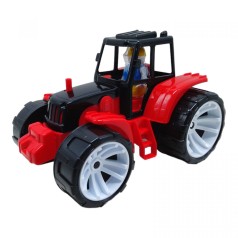 Трактор пластиковый (красный+черный)