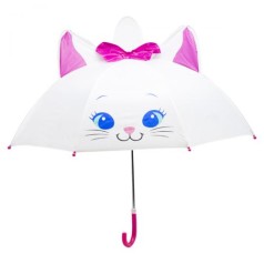 Зонтик с ушками "Белый кот"