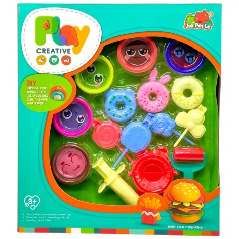 Тісто для ліплення "Кухар" 5 кольорів, аксесуари