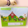 Конструктор магнитный MAGNETIC TILES ферма (46 дет)