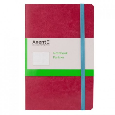 Записна книга Axent, 12.5*19.5, А5, 96 аркушів, рожевий