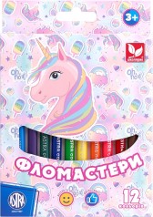 Фломастеры Unicorn 12 цветов в наборе