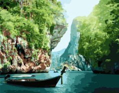 Картина по номерам "Тропическая сказка Краби в Таиланде" ★★★★