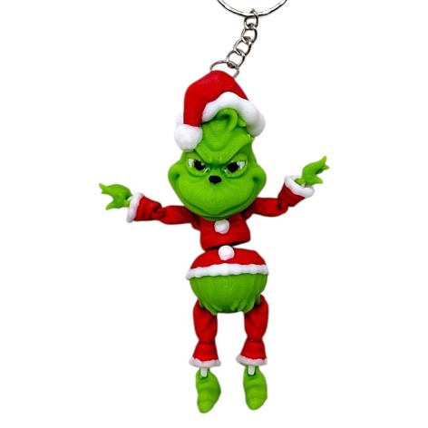 Брелок "Гринч Новогодний" (3d печать)