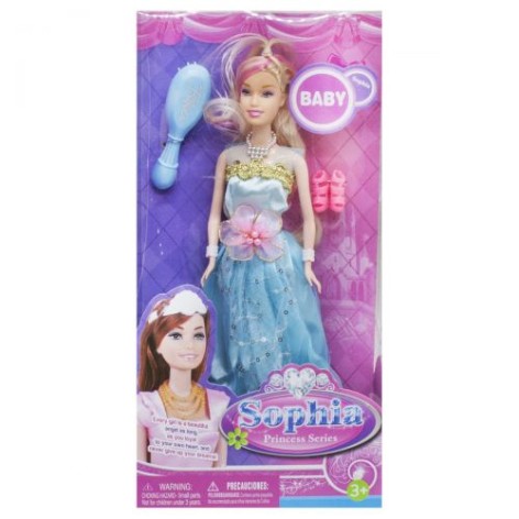 Уценка. Кукла "Sophia", в голубом  - Повреждена упаковка.
